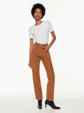 DENIM FORUM • The '90s Joni High Rise Loose 30L in Gold Rush Brown